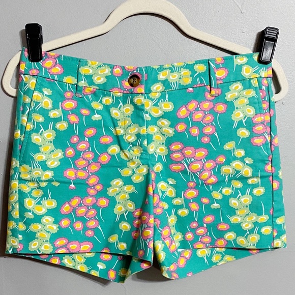 Boden Pants - Boden Mint Floral Bistro Shorts